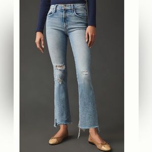 MOTHER Insider Crop Fray